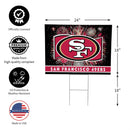 San Francisco 49ers Yard Sign, Patriotic