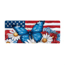 Patriotic Butterfly PVC Horizontal Yard Sign, 20"Wx 8"H