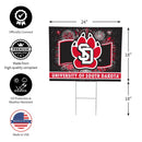 University of South Dakota Yard Sign, Patriotic