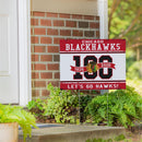 Chicago Blackhawks, 100 Anniversary Cororplast Yard Sign