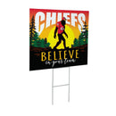 Kansas City Chiefs Yard Sign, Bigfoot