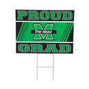 Marshall University Yard Sign Graduate