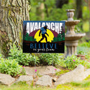 Colorado Avalanche Yard Sign, Bigfoot
