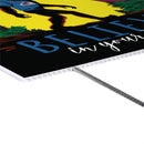 Colorado Avalanche Yard Sign, Bigfoot