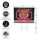 University of Louisiana at Lafayette Yard Sign, Patriotic