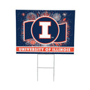 University of Illinois Yard Sign, Patriotic