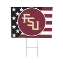 Florida State Seminoles Stars & Stripes Yard Sign