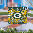 Green Bay Packers Yard Sign, Holiday