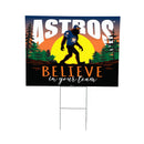 Houston Astros Yard Sign, Bigfoot