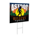 Houston Astros Yard Sign, Bigfoot