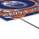 Edmonton Oilers Yard Sign, Holiday