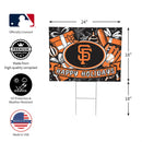 San Francisco Giants Yard Sign, Holiday