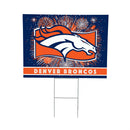 Denver Broncos Yard Sign, Patriotic