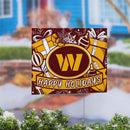 Washington Commanders Yard Sign, Holiday