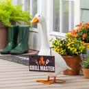 Giddy the Goose Hanging Sign, Grill Master