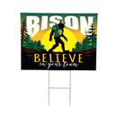 North Dakota State University Yard Sign, Bigfoot