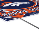 Denver Broncos Yard Sign, Holiday
