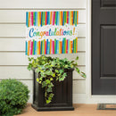 This Calls For Cake Yard Sign with H-Stake, "Congratulations!", 24"x18"