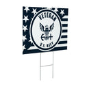 US Navy Veteran Yard Sign