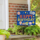 This Calls For Cake Yard Sign with H-Stake, "Happy Birthday", 24"x18"