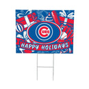 Chicago Cubs Yard Sign, Holiday