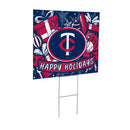 Minnesota Twins Yard Sign, Holiday