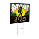 Baylor University Yard Sign, Bigfoot