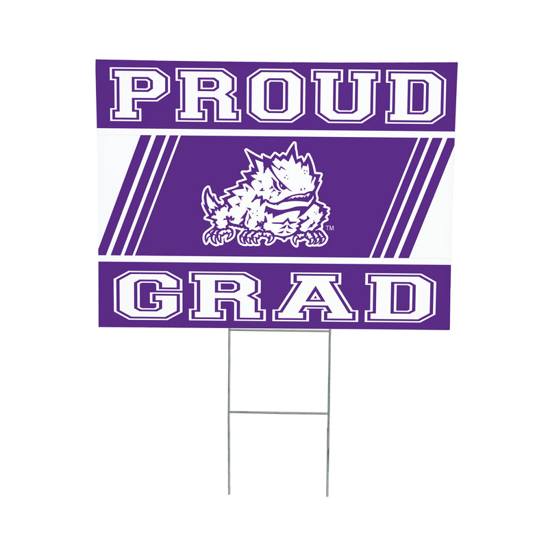 Texas Christian University Yard Sign Graduate
