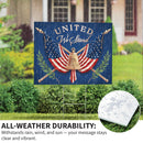 American Classic Yard Sign, "United We Stand", 24"x18"