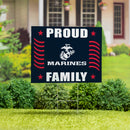 US Marine Proud Family Corps Yard Sign