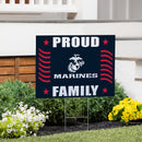 US Marine Proud Family Corps Yard Sign