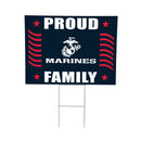 US Marine Proud Family Corps Yard Sign