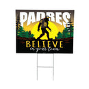 San Diego Padres Yard Sign, Bigfoot