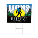 Detroit Lions Yard Sign, Bigfoot