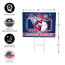 Cleveland Guardians Yard Sign, Patriotic