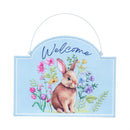 Hop Into Spring Garden Sign, Metal, Printed Hanging Sign, 10", Asst of 4