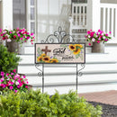 With God Anything Is Possible PVC Horizontal Yard Sign, 20"Wx 8"H
