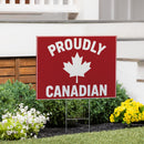 Canada Strong Vintage Yard Sign, "Proudly Canadian", 24"x18"