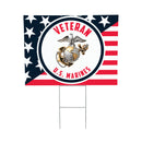 US Marine Corps Veteran Yard Sign