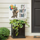 This Calls For Cake Yard Sign with H-Stake, "Its Party Time!", 24"x18"