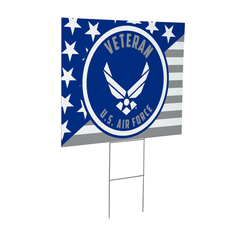 US Air Force Veteran Yard Sign