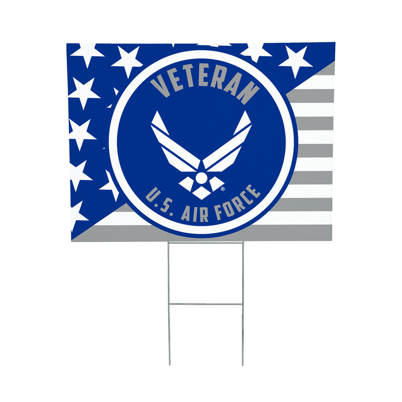 US Air Force Veteran Yard Sign