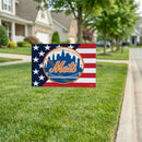 New York Mets Stars & Stripes Yard Sign