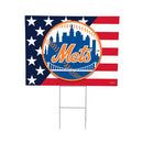 New York Mets Stars & Stripes Yard Sign