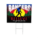 New York Rangers Yard Sign, Bigfoot