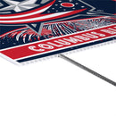 Columbus Blue Jackets Yard Sign, Patriotic