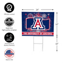 University of Arizona Yard Sign, Patriotic