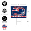 New England Patriots Yard Sign, Patriotic