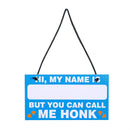 Giddy the Goose Hanging Sign, My Name Is