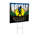 Kansas City Royals Yard Sign, Bigfoot